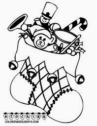 Stocking Coloring Pages 3