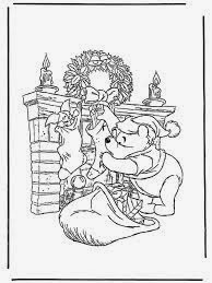 Winnie The Pooh Disney Christmas Coloring Pages 4