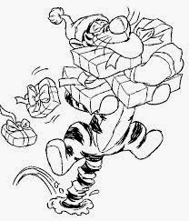 Winnie The Pooh Disney Christmas Coloring Pages 5