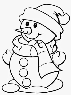 Free Christmas Printable Coloring Pages 1